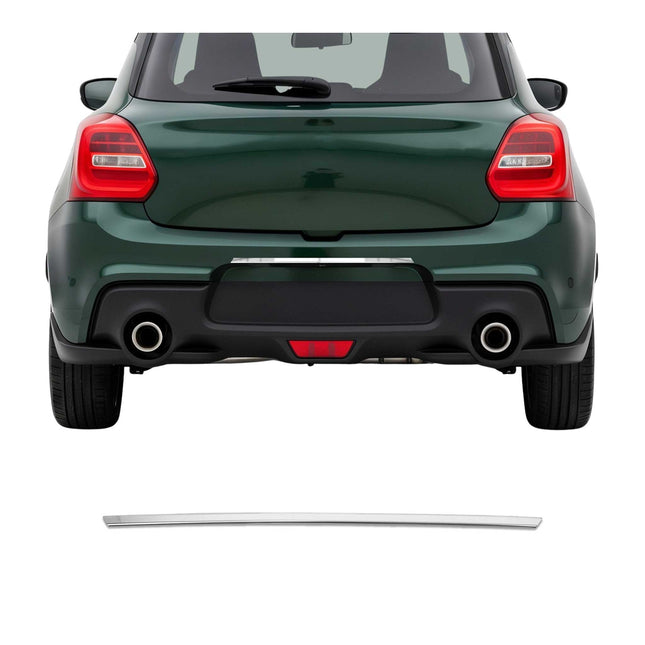 Kofferraumleiste Heckklappe Leiste für Suzuki Swift 2017-2024 Edelstahl Chrom