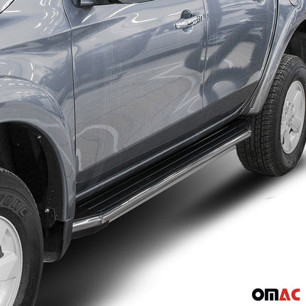 Trittbretter Seitenschweller für Mitsubishi L200 2015-2026 ABE Alu