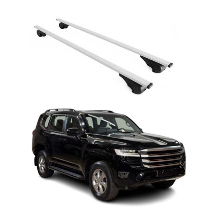 Dachträger Grundtäger für Toyota Land Cruiser J250 2024-2026 75kg Metall Grau 2x