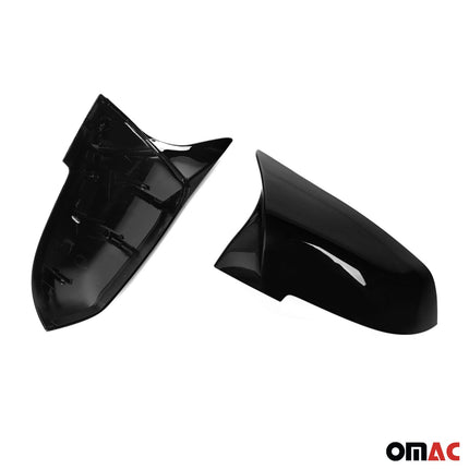 Spiegelkappen Spiegelabdeckung Für BMW F30 M3 2013-2019 ABS Schwarz Glanz 2tlg