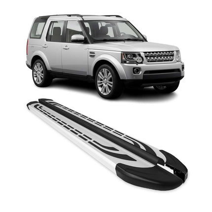 Trittbretter Seitenschweller Seitenbretter für Land Rover Discovery 2004-17 Alu