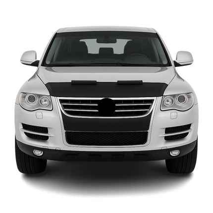 Haubenbra Steinschlagschutz Bonnet Bra für VW Touareg 2003-2010 Schwarz Halb