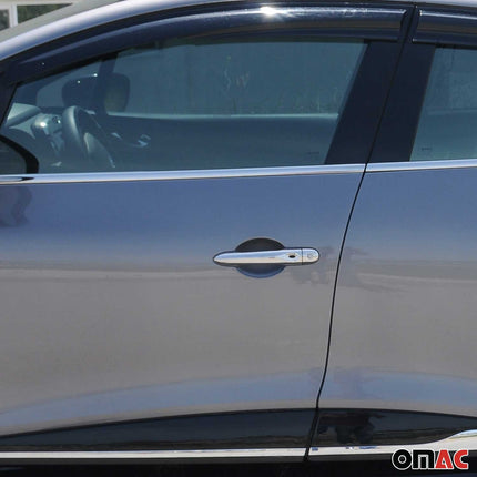 Chrom Türgriff Blende für Renault Zoe 2012-2021 2-Tür Edelstahl 4tlg