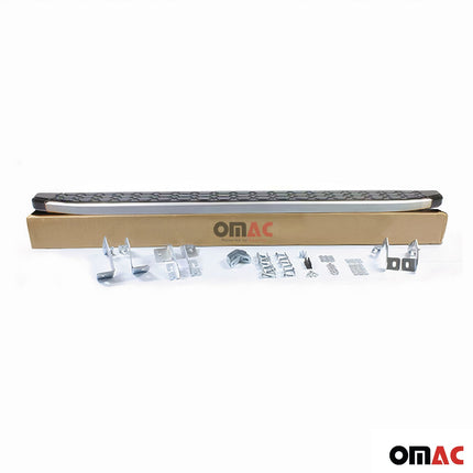 Alu Trittbretter Seitenschweller für VW Transporter T4 1990-03 L1 Kurzer Schwarz
