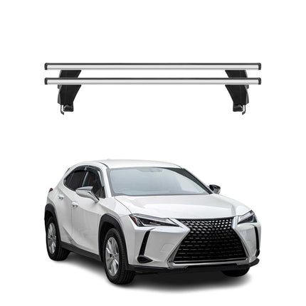 Menabo Dachträger Grundtäger für Lexus UX 2019-2026 50kg Aluminium Silber 2 tlg