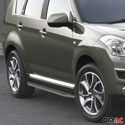 Trittbretter Seitenschweller für Citroen C4 AirCross 2012-2024 ABE Alu
