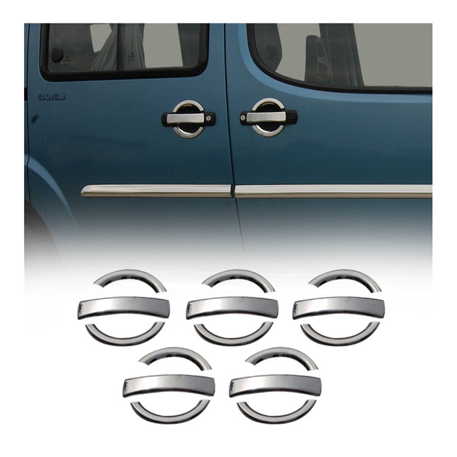 Chrom Türgriff Blende für Fiat Doblo 2000-2010 5-Tür Edelstahl 15x