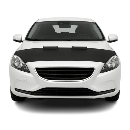 Haubenbra Steinschlagschutz Bonnet Bra für Volvo V40 2012-2016 Schwarz Halb