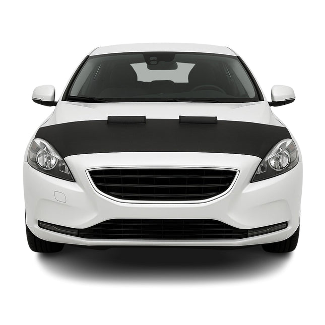 Haubenbra Steinschlagschutz Bonnet Bra für Volvo V40 2012-2016 Schwarz Halb