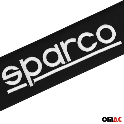 SPARCO Gurtschoner Gurtpolster Sicherheitsgurt Gurtschutz Autogurt Schwarz 2x