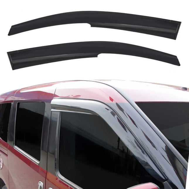 Windabweiser Regenabweiser für VW Caddy 2003-2025 Dunkel Acryl 2tlg