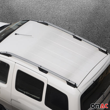 Alu Dachreling Querträger für Fiat Fiorino & Fiat Qubo 2008-2019 ABE Grau