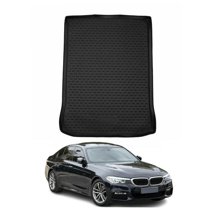 Kofferraummatte Kofferraumwanne für BMW 5er M5 Limo G30 F90 2016-2023 Gummi TPE