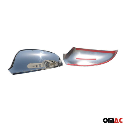Spiegelkappen Spiegelabdeckung für Opel Astra J 2009-2015 Edelstahl Chrom 2tlg
