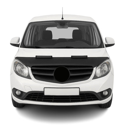 Haubenbra Steinschlagschutz Bonnet Bra für Mercedes Citan 2012-2021 Schwarz Halb