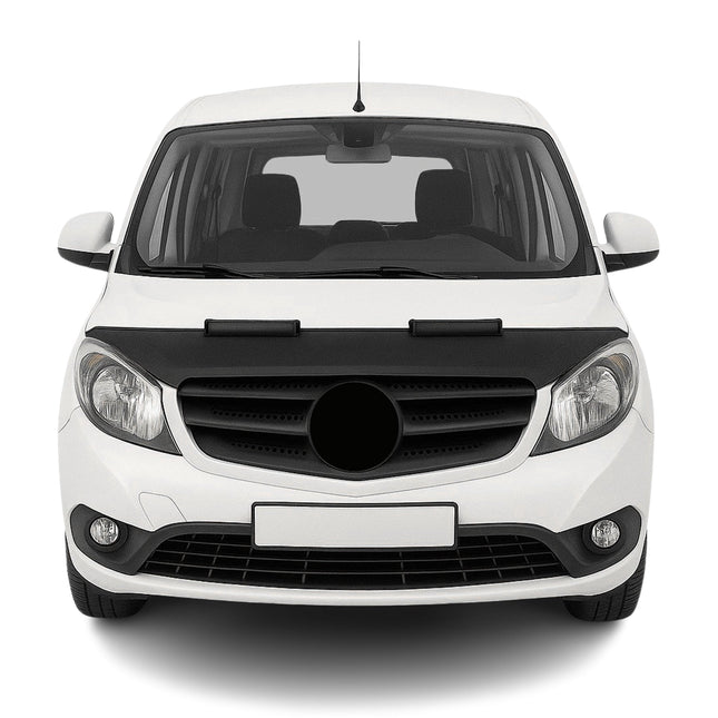 Haubenbra Steinschlagschutz Bonnet Bra für Mercedes Citan 2012-2021 Schwarz Halb