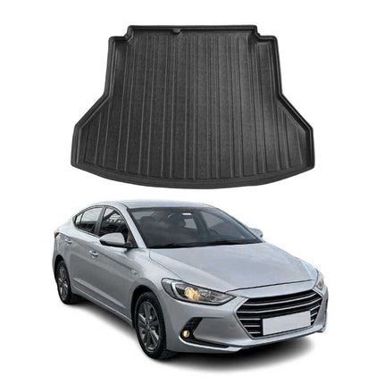 Kofferraumwanne Laderaumwanne für Hyundai Elantra 2016-2021 Stufenheck Gummi TPE