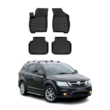 OMAC Gummi Fußmatten für Fiat Freemont 2011-2015 Premium TPE Automatten 4tlg