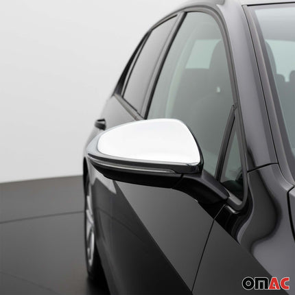 Spiegelkappen Spiegelabdeckung für VW Golf Alltrack 2014-2019 Edelstahl Chrom