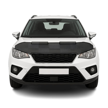 Haubenbra Steinschlagschutz Bonnet Bra für Seat Arona 2017-2026 Kariert Halb