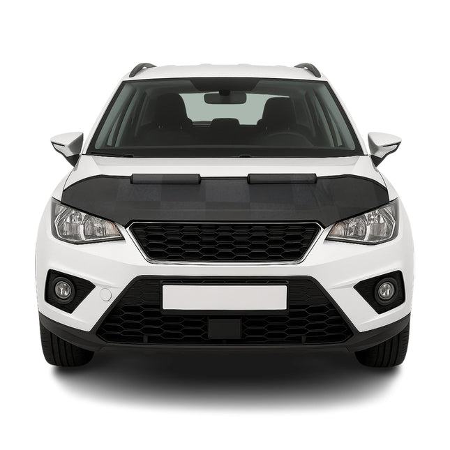 Haubenbra Steinschlagschutz Bonnet Bra für Seat Arona 2017-2026 Kariert Halb