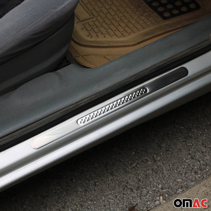 Einstiegsleisten Türschweller für Fiat Grande Punto 2005-2009 Edelstahl 4x