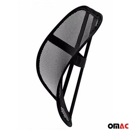 Rückenstütz Lordosenstütze Büro Auto Stuhl Sessel Sitz Stütze Bezüge Schwarz 20x