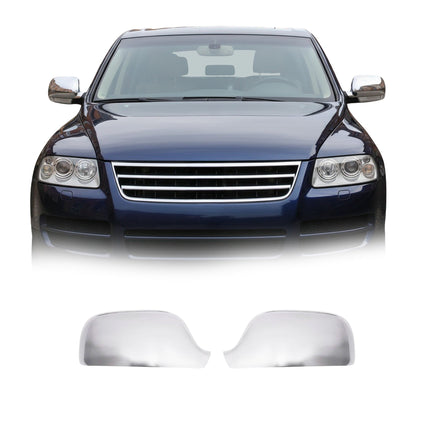 Spiegelkappen Spiegelabdeckung für VW Touareg 2002-2010 Edelstahl Chrom 2tlg