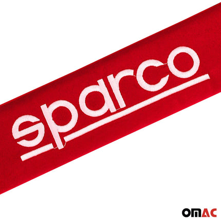 SPARCO Gurtschoner Gurtpolster Sicherheitsgurt Gurtschutz Autogurt Rot 2x