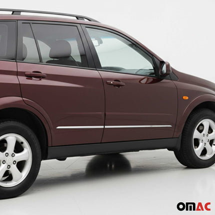 Seitentürleiste Türschutzleiste für Ssangyong Kyron 2007-2014 Chrom Edelstahl 4x