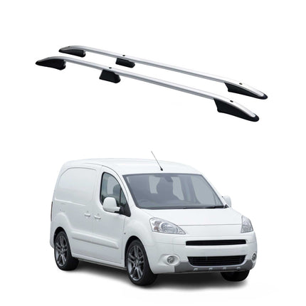 Dachreling Dachgepäckträger für Citroen Berlingo 2008-2018 Kurzer L1 Alu Grau