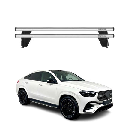 Menabo Dachträger Grundtäger für Mercedes GLE C167 2019-2026 75kg Alu Silber 2x