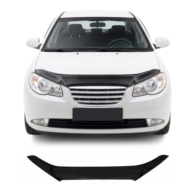 Motorhaube Deflektor Insektenschutz für Hyundai Elantra 2006-2011 Dunkel