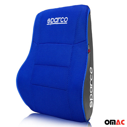 SPARCO Rückenstütze Blau Lendenwirbelstütze Lordosenstütze Rückenkissen