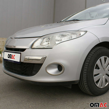 Nebelscheinwerfer Rahmen Chrom für Renault Megane 2008-2016 Edelstahl 2x