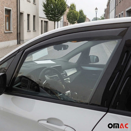 Windabweiser Regenabweiser für BMW 2 Active Tourer F45 2014-2021 Dunkel 2tlg
