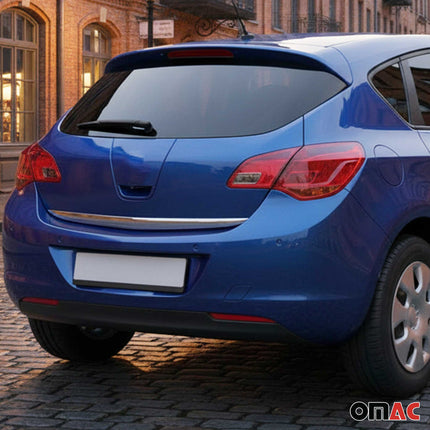 Kofferraumleiste Heckleiste für Opel Astra J 2009-2015 Untere Chrom Edelstahl