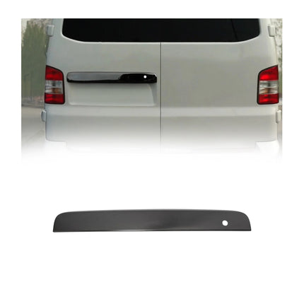Heckleiste Kofferraumleiste für VW T5 2003-2015 Doppeltür Dark Chrom Edelstahl