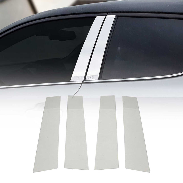 B-Säule Türsäulen Verkleidung für Hyundai Elantra 2019-2020 Edelstahl Chrom 4x