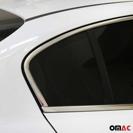 Fensterleisten Zierleisten für Fiat Tipo 2015-2026 Edelstahl Chrom 8tlg