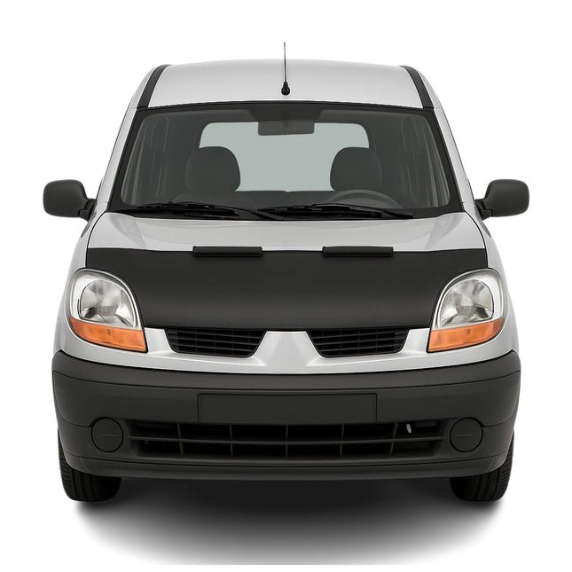 Haubenbra Steinschlagschutz Bonnet Bra für Renault Kangoo 1996-2004 Schwarz Halb