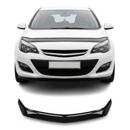Motorhaube Deflektor Insekten Steinschlagschutz für Opel Astra J 2009-15 Dunkel