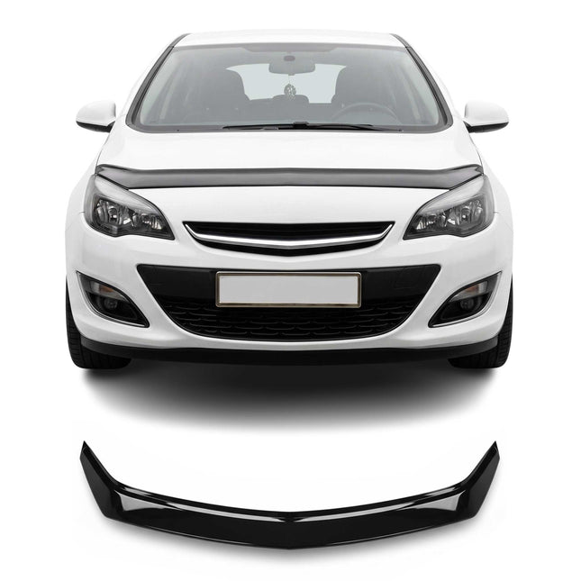 Motorhaube Deflektor Insekten Steinschlagschutz für Opel Astra J 2009-15 Dunkel
