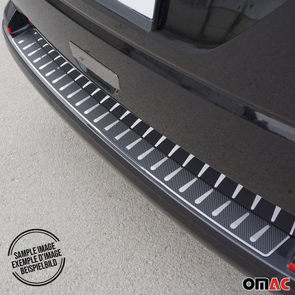 Ladekantenschutz Stoßstange für Mercedes Citan W420 2021-26 Chrom carbon foliert