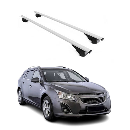 Dachträger Grundtäger für Chevrolet Cruze Schrägheck 2001-2008 75kg Silber 2x