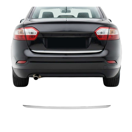 Kofferraumleiste Heckleiste für Renault Fluence 2010-2021 Untere Chrom Edelstahl