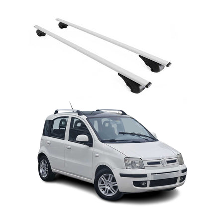 Dachträger für Fiat Panda 2012-26 AirCross & Cross & Trussardi Modelle 75kg Grau