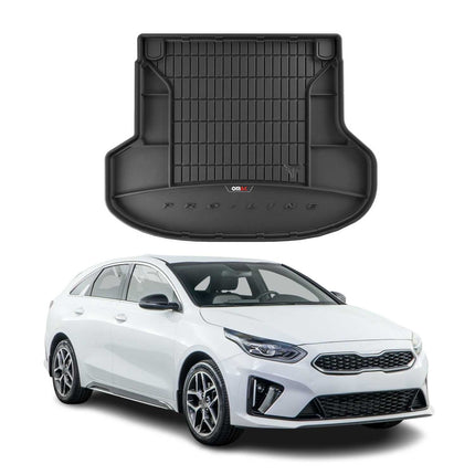 OMAC Gummi Kofferraumwanne für Kia Pro Ceed Shooting Brake 2019-2026 TPE Schwarz