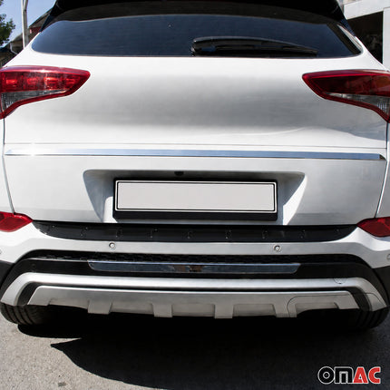 Ladekantenschutz für Hyundai Tucson III 2016-2018 Pre-FL Acryl glänzend schwarz