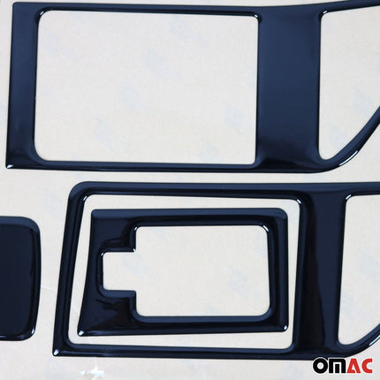 Innenraum Dekor Cockpit für Opel Zafira 1998-2005 Piano Schwarz Optik 21tlg